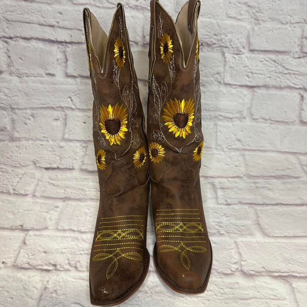Cowboy boots sunflower sz 39 - Picture 2 of 7